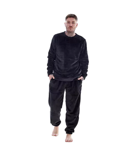 Ensemble De Pyjama Long Homme Noir Keanu