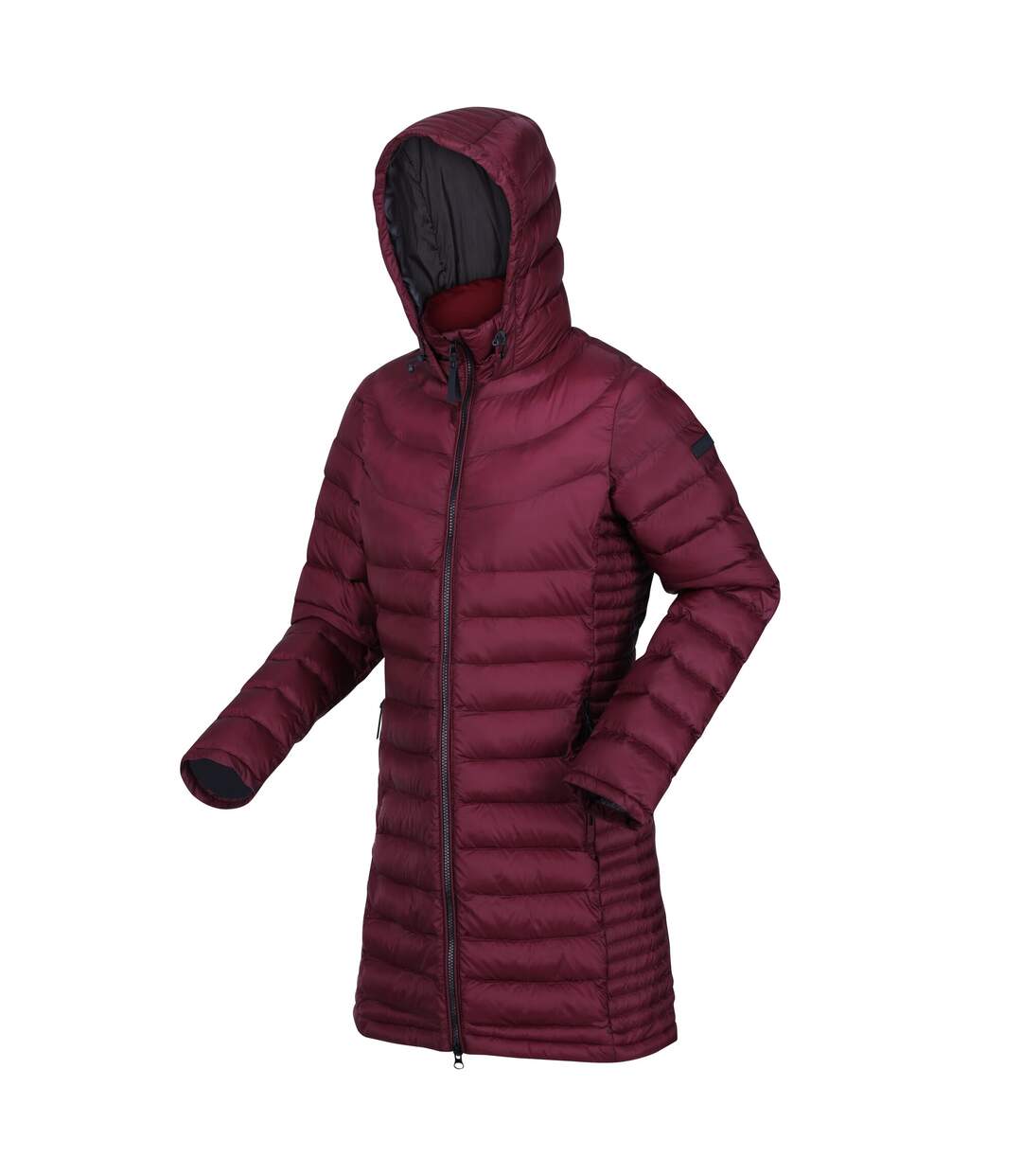 Parka Andel Femme Bordeaux Gris Phoque Regatta-3