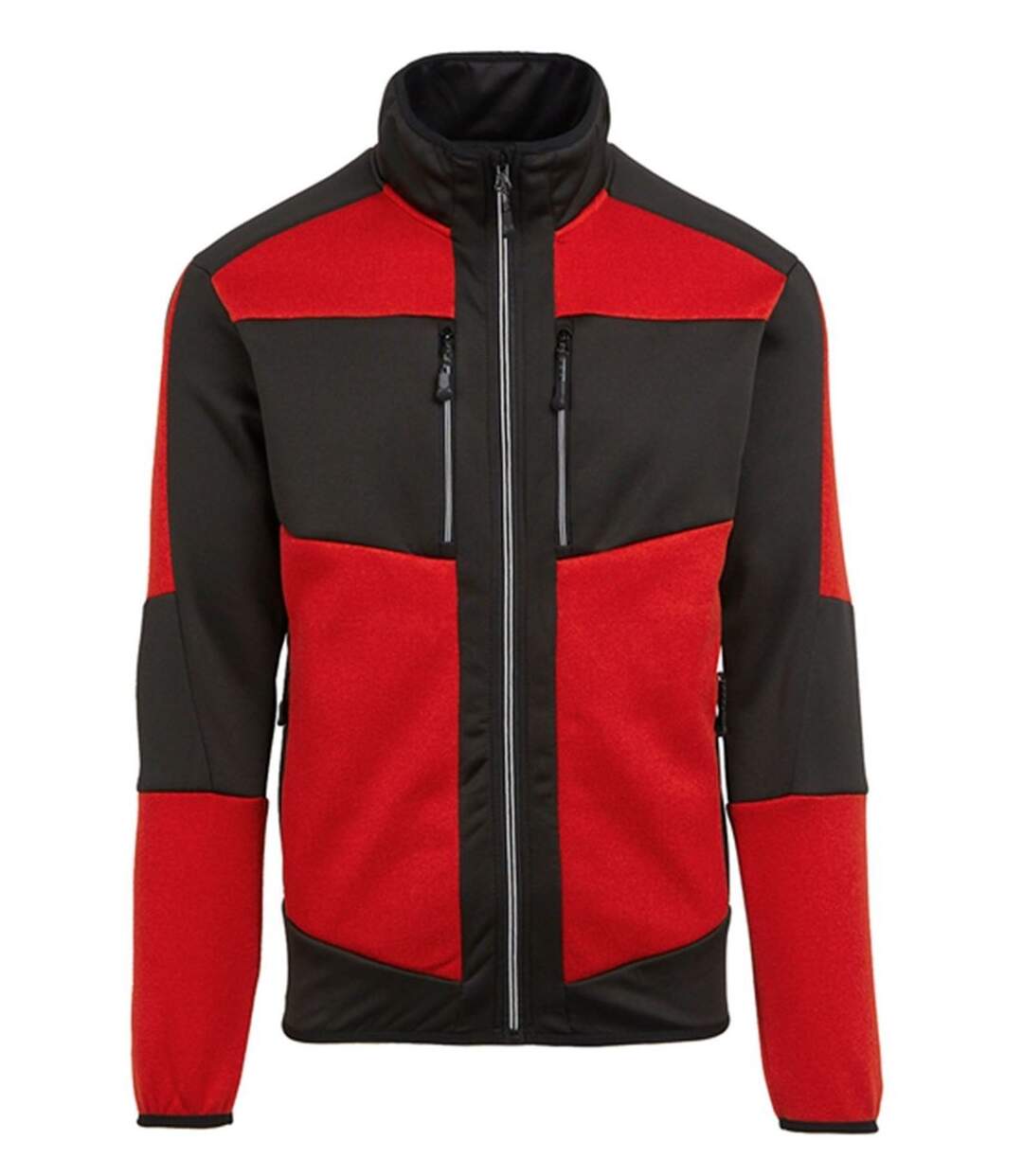 Veste hybride extensible - Homme - TRF720 - rouge et noir-1