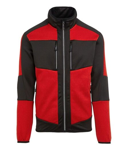 Veste hybride extensible - Homme - TRF720 - rouge et noir