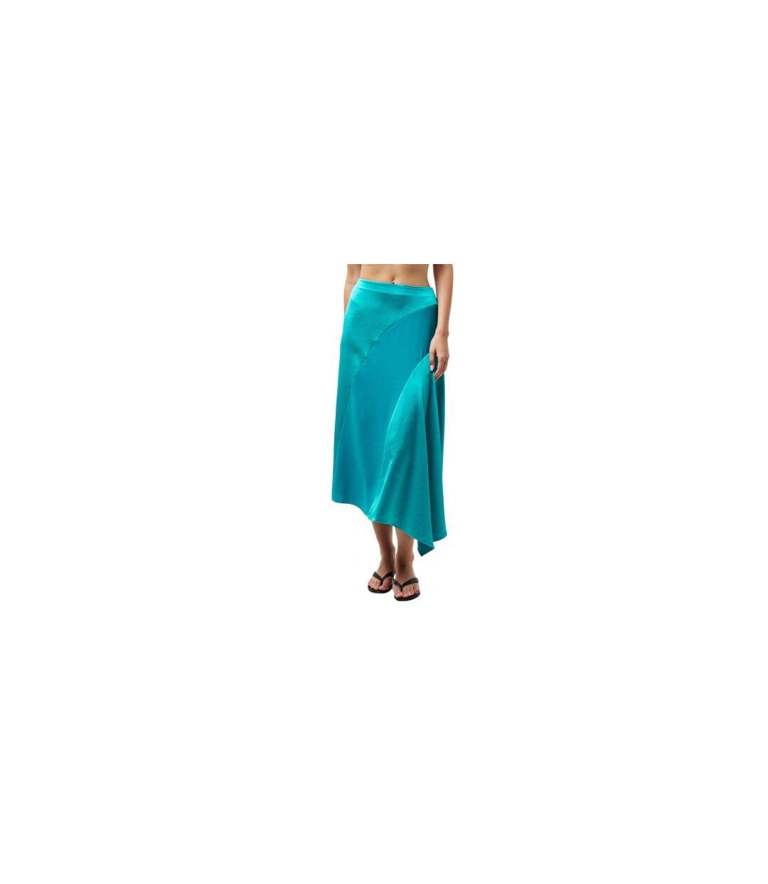 Jupe Mi-longue Motif/style Asymétrique Femme Vert Vif Ted Baker-1