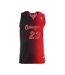 Chicago maillot rouge/noir homme sport zone tank 23 - 3xl-1