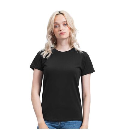 Womens/ladies Essential T-shirt Charcoal Grey Melange Mantis