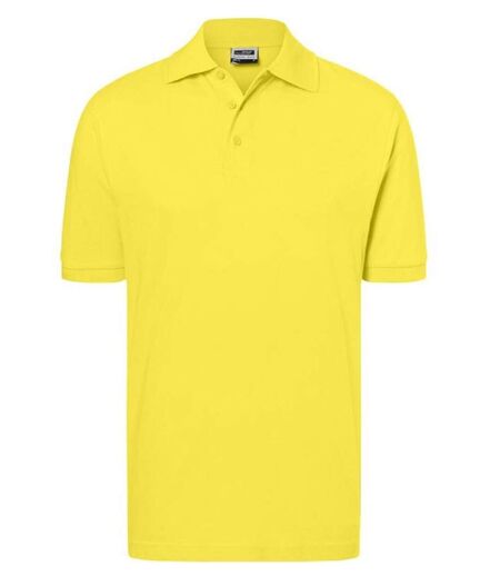 Polo manches courtes - Homme - JN070C - jaune