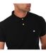 Mens Barnum Polo Shirt Black Weekend Offender-3