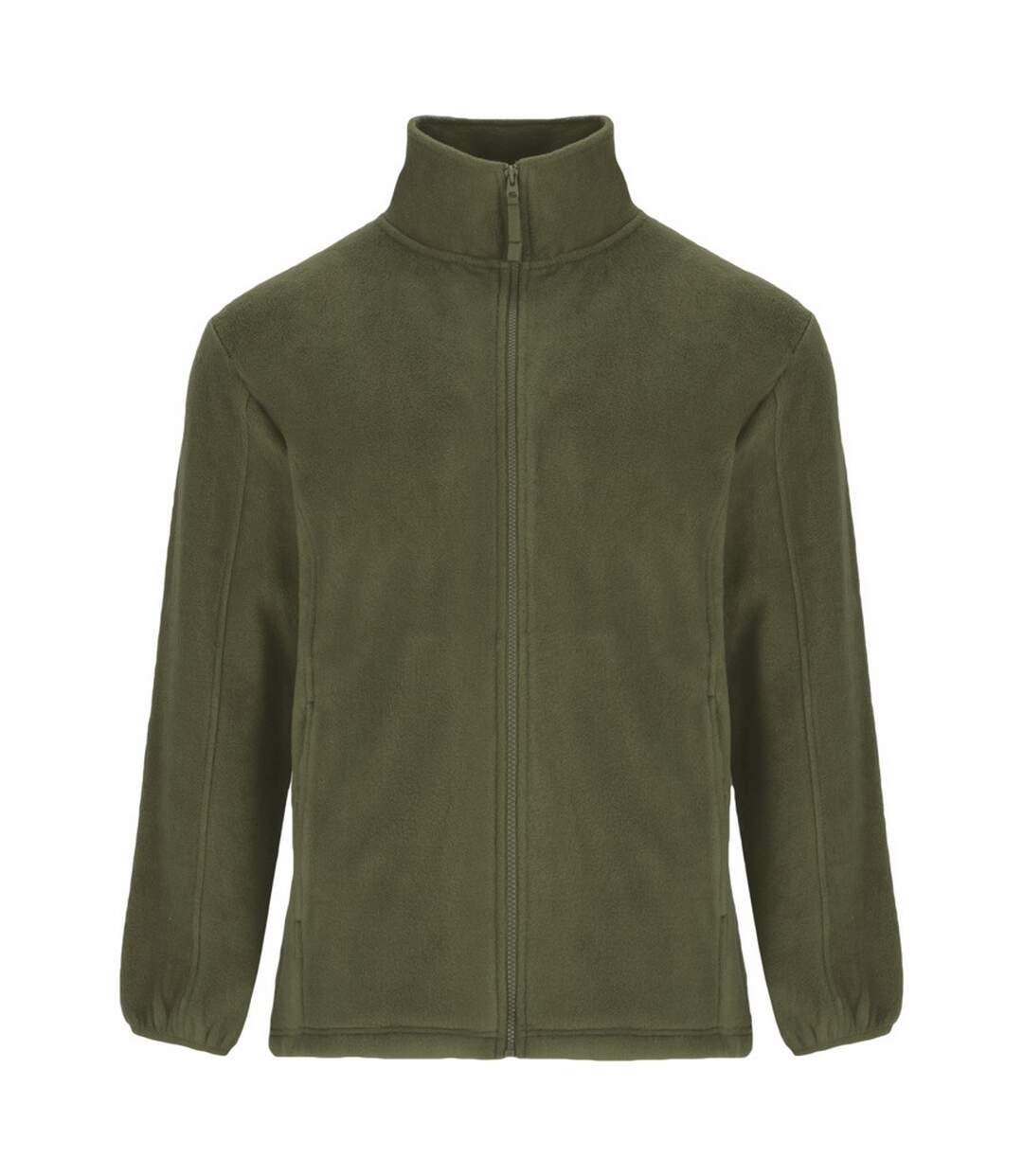 Mens artic full zip fleece jacket pine green Roly