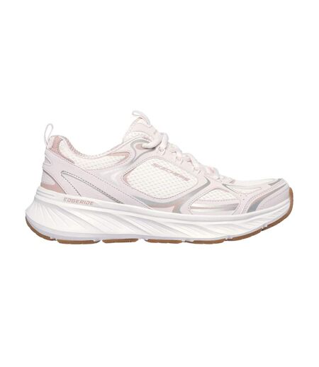 Womens/ladies edgeride silver eclipse trainers pink Skechers