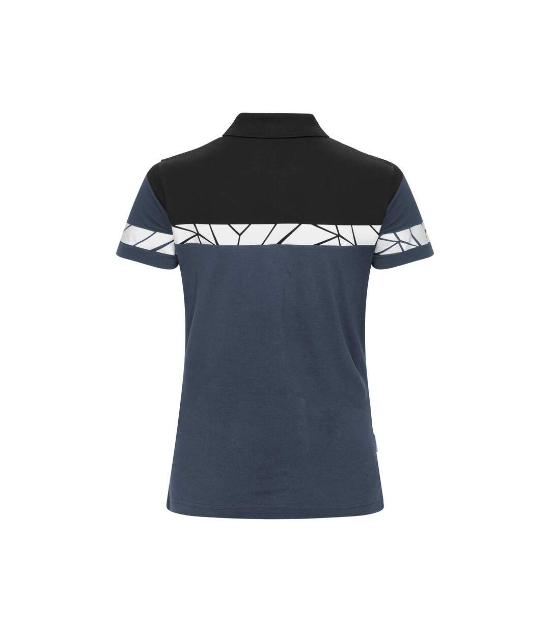 Womens/ladies Progression Pique Polo Shirt Navy Black Projob-2