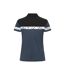 Womens/ladies Progression Pique Polo Shirt Navy Black Projob-2
