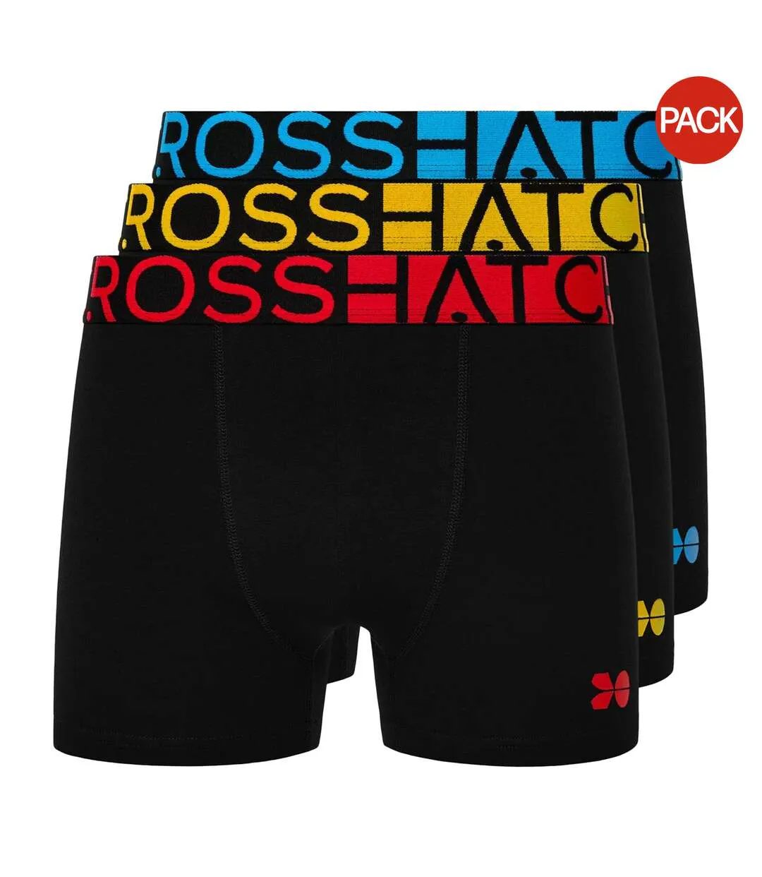 Boxers Dumas Homme Noir Crosshatch-1