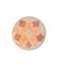 Tapis Enfant Rond Tufté Rosace 100cm Rose-1