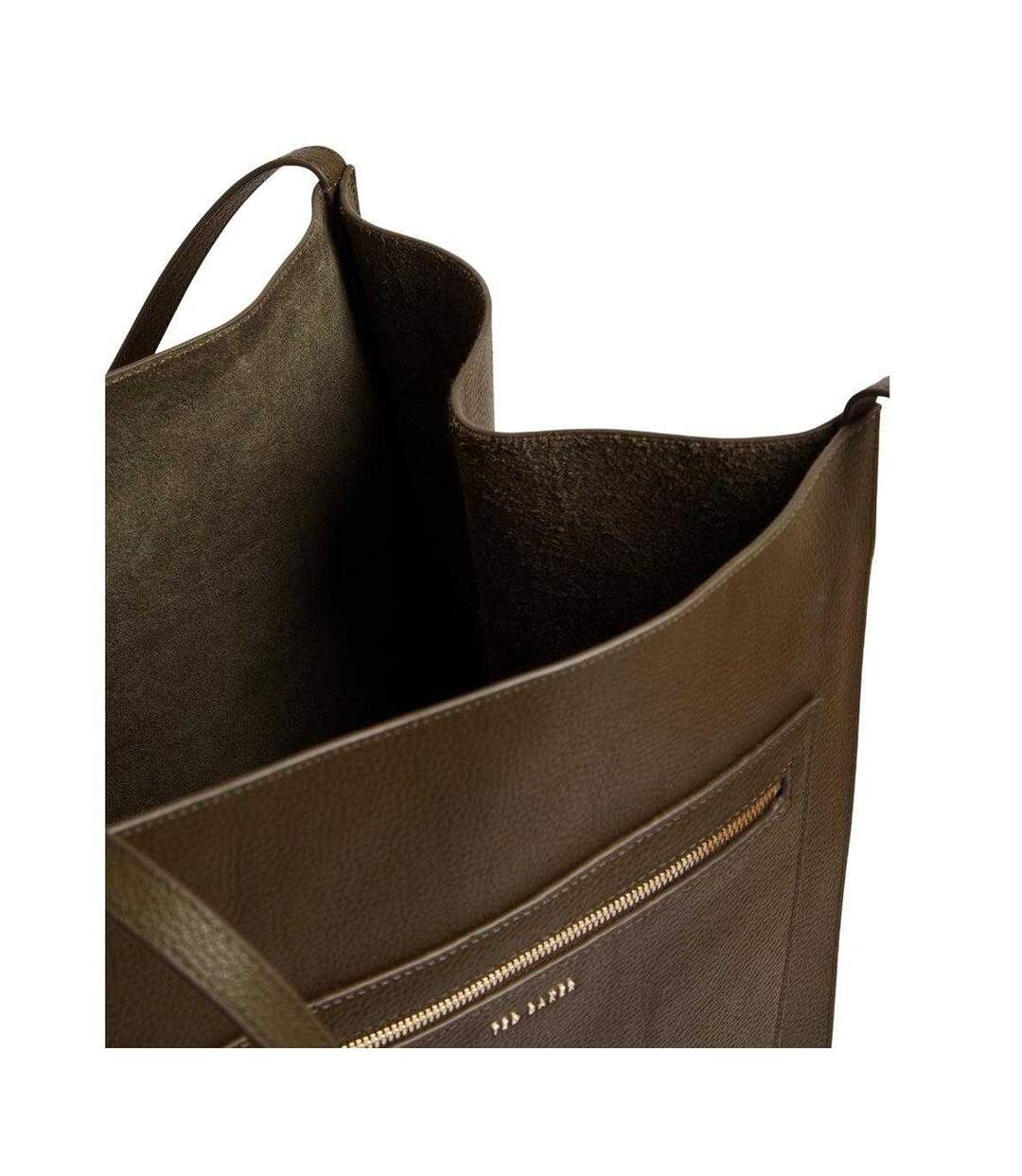 Sac Fourre-tout Souple Motif/style Uni Taille Unique Vert Kaki Ted Baker-4