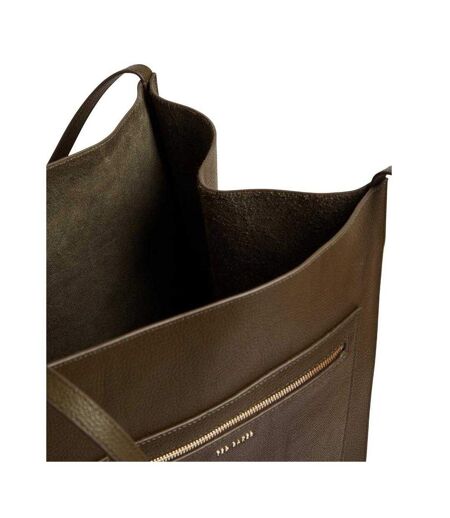 Sac Fourre-tout Souple Motif/style Uni Taille Unique Vert Kaki Ted Baker
