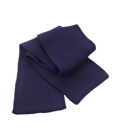 Result Winter Essentials Classic Heavy Knit Scarf (Navy) (One Size) - UTPC6737