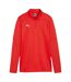 Mens Training Quarter Zip Track Top Red Puma-1