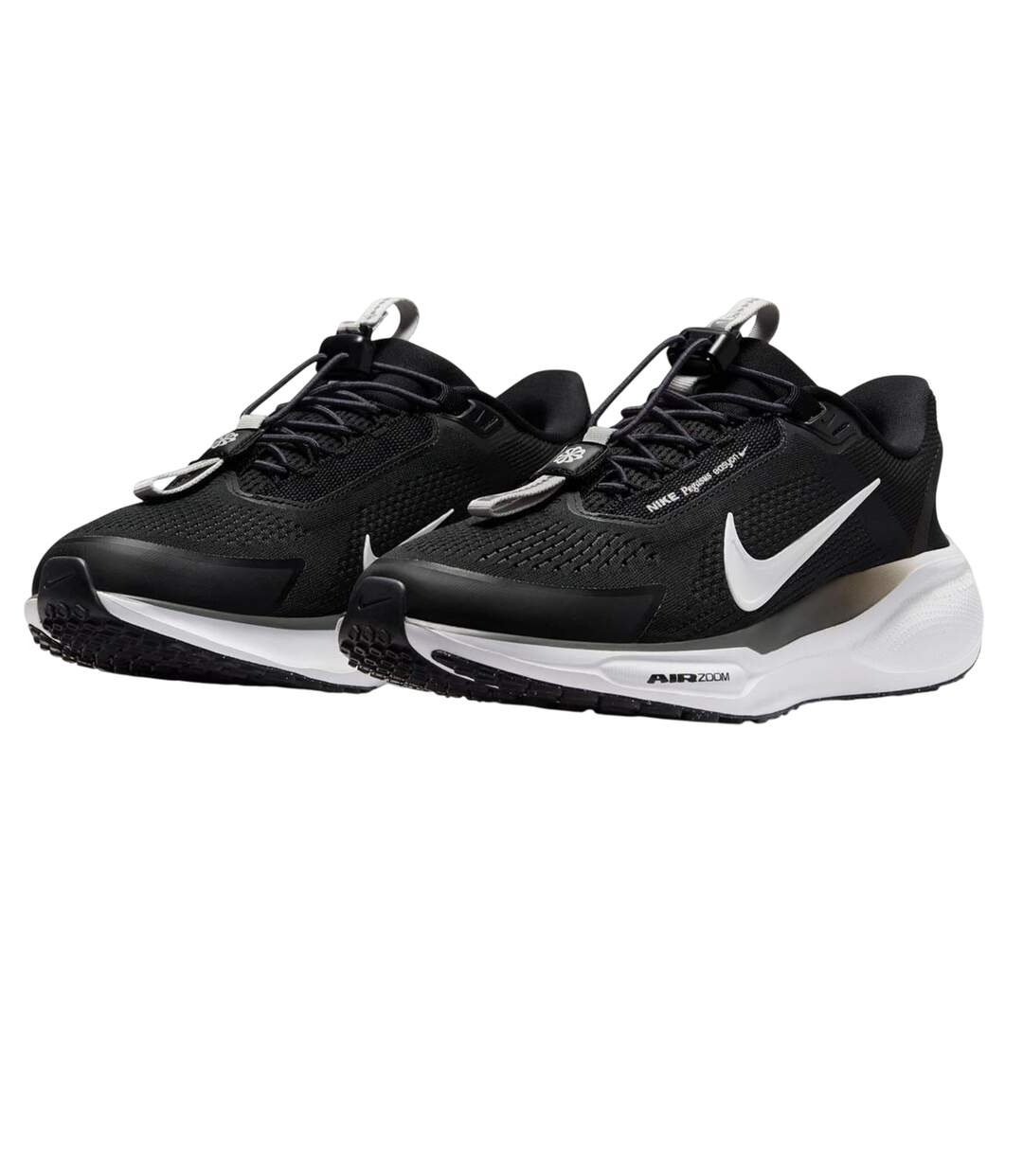 Womens/ladies W Pegasus Easyon Road Running Shoes Black Nike-4
