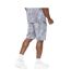 Short De Jogging Motif/style Camouflage Bardon Homme Bleu Acier Camouflage Crosshatch-3