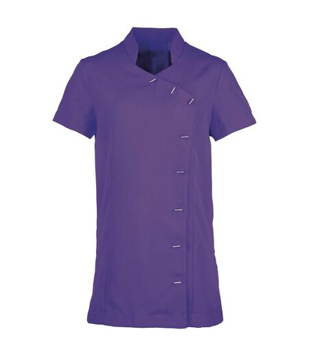 Premier Womens/Ladies Orchid Short-Sleeved Tunic (Purple) - UTPC6881