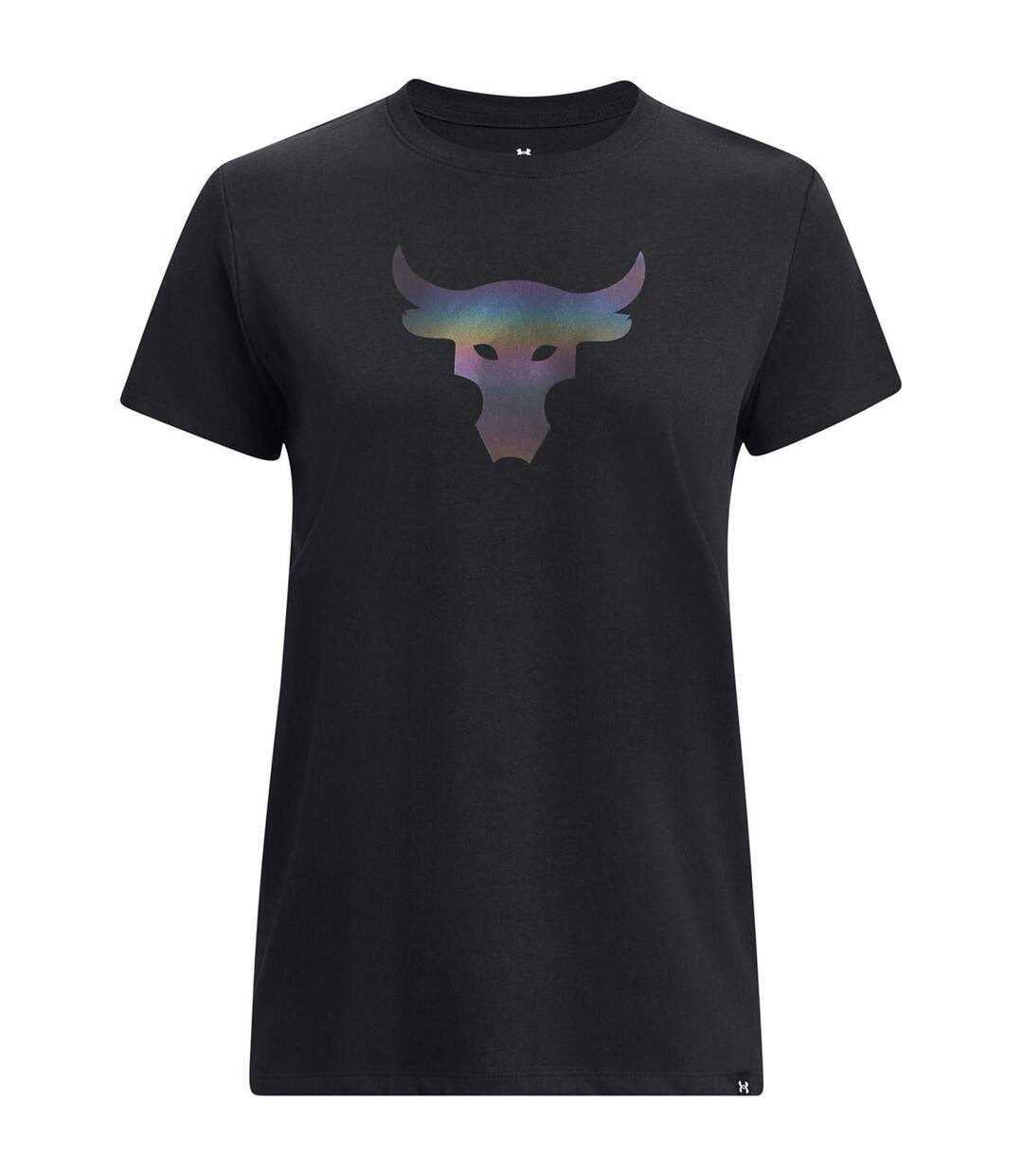T-shirt Project Rock Femme Noir Under Armour-1