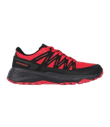 Mens Ortholite Trainers Red Black Karrimor