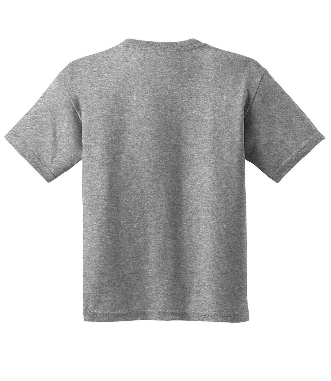 Youth Unisex Heavy Cotton T-shirt Graphite Heather Gildan-2