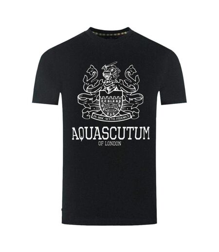 T-shirt London Aldis Homme Noir Aquascutum