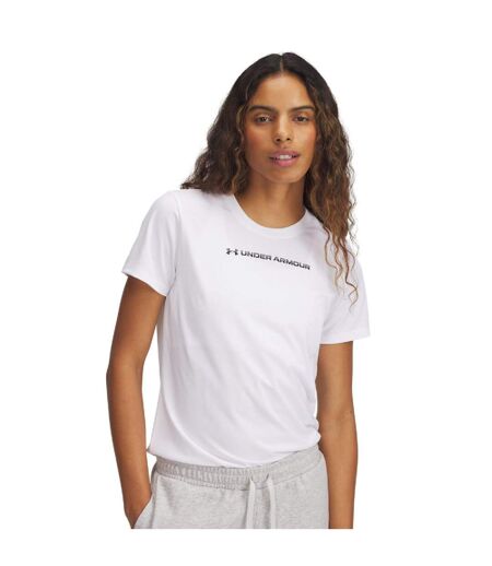 T-shirt Motif/style Graphique Tech Pth Femme Blanc Under Armour