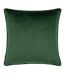 Buckthorn piped velvet bear cushion cover 43cm x 43cm green Furn-2