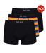 Pack Of 3  Mens Logo Cotton Boxer Shorts  Multicoloured Black Paul Smith-1