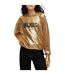 Sweat À Capuche Esoca Femme Jaune Or Boss-3