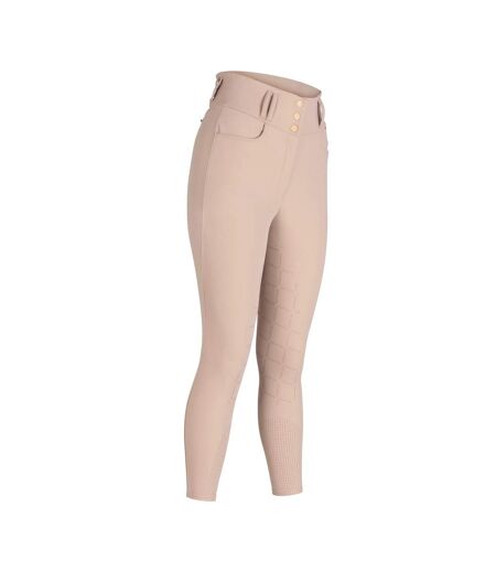 Womens/ladies Optima Pro Breeches Beige Aubrion