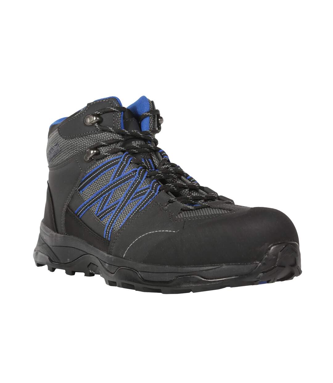 Mens claystone s3 safety boots briar grey/oxford blue Regatta-1