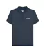 Polo Motif/style À Pois Homme Bleu Marine Lambretta-1