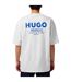 T-shirt Motif/style Imprimé Au Dos Mcmxciii Homme Blanc Bleu Hugo-4
