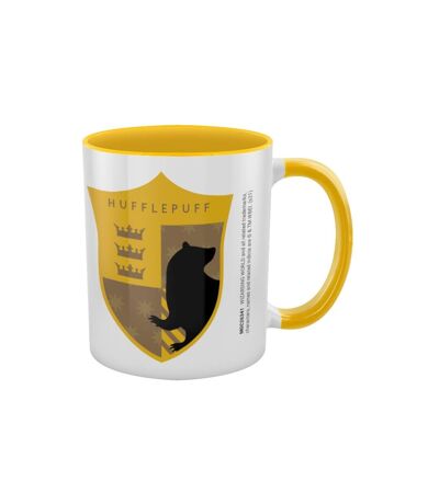 Harry Potter Hufflepuff House Pride Inner Two Tone Mug (Yellow/White/Black) (One Size) - UTPM3872