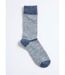 Paire de chaussettes rayées chaudes avec laine-2