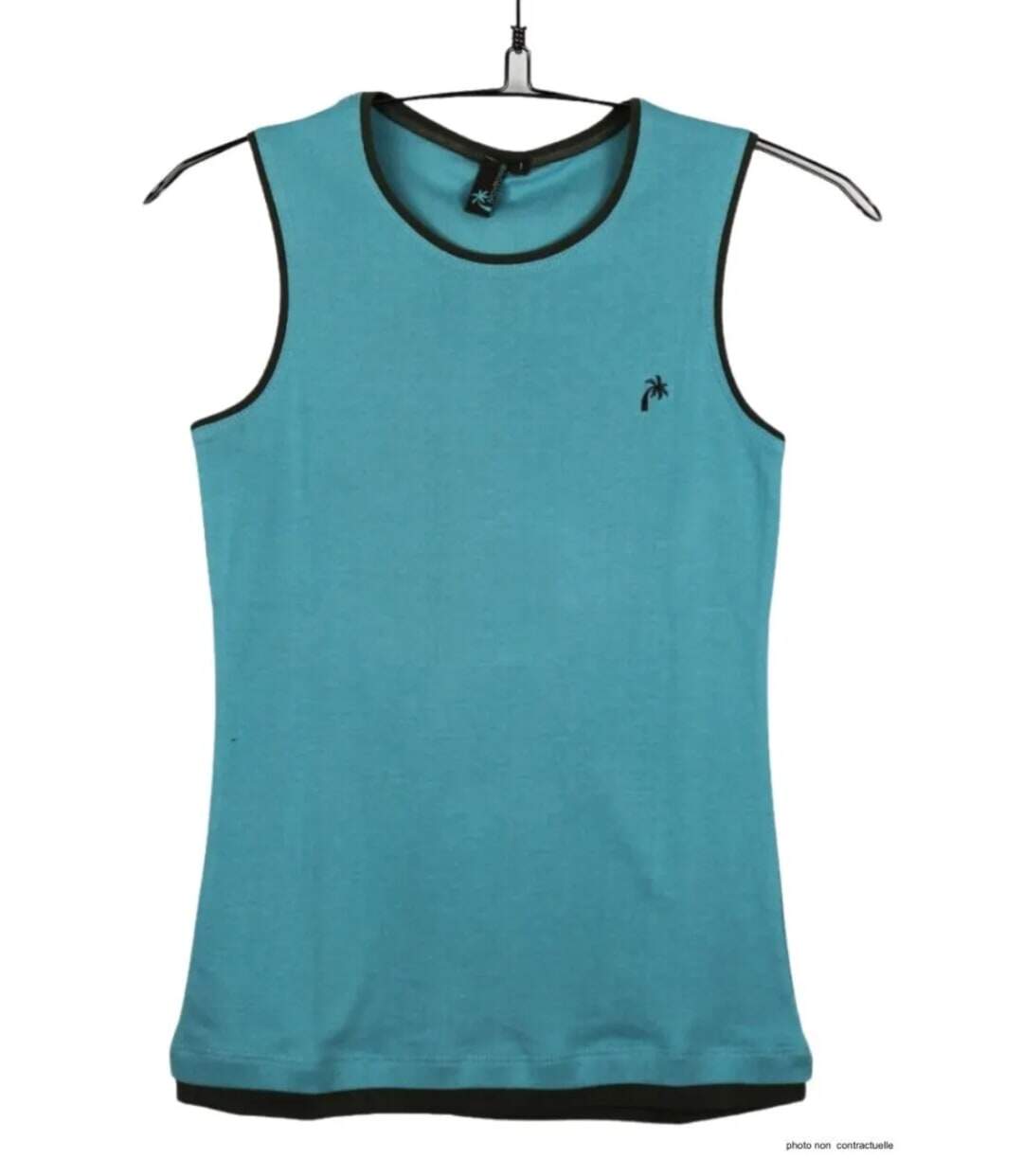 Débardeur femme MAYFLOWER 818010U001 : l'élégance d'un effet superposé en coton doux-2
