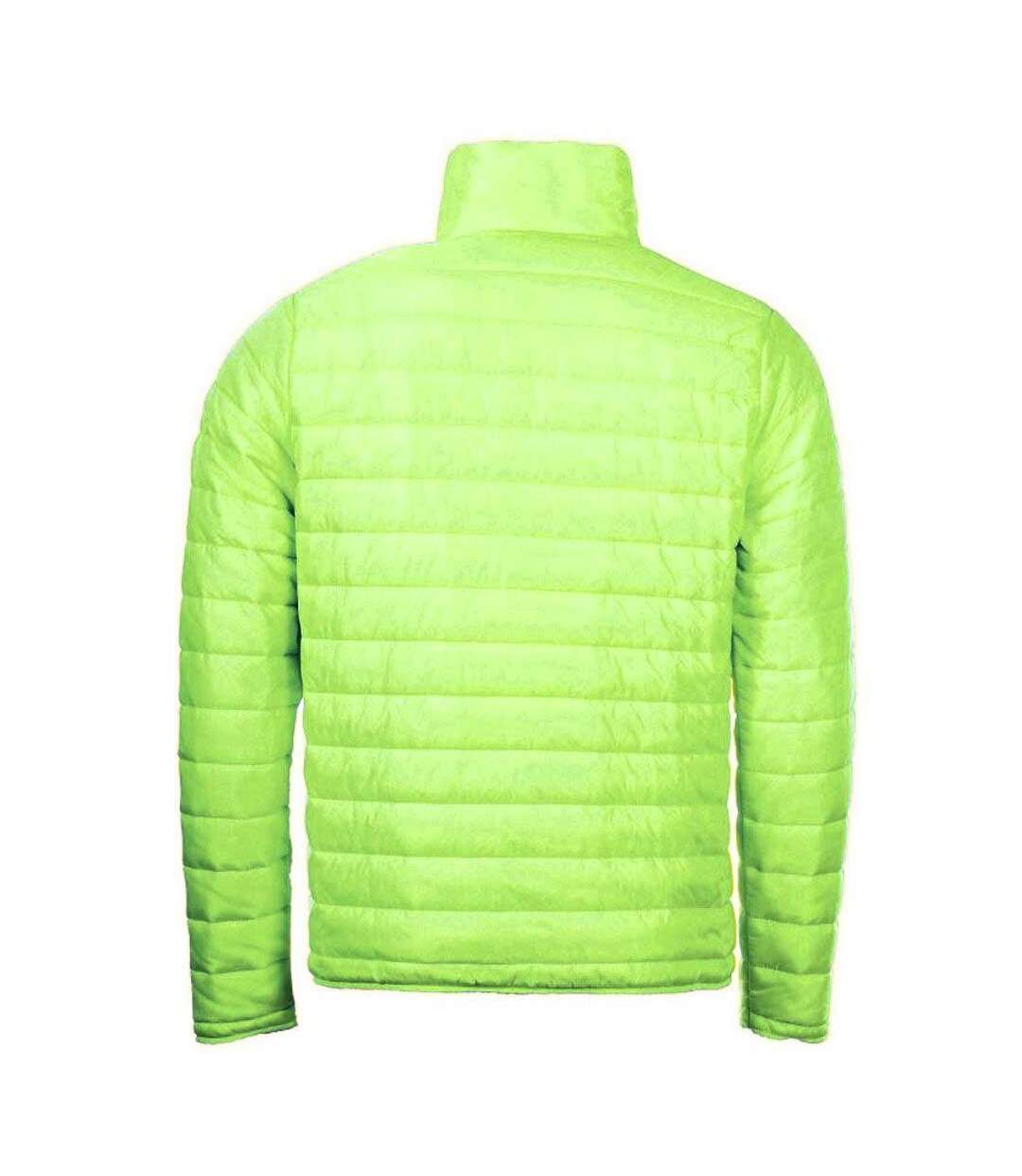 SOLS Mens Ride Padded Water Repellent Jacket (Neon Green)