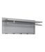 Patère Murale en Métal Paulo 75cm Gris-1