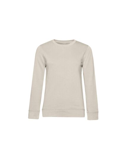 B&C Womens/Ladies Organic Sweatshirt (Off White)