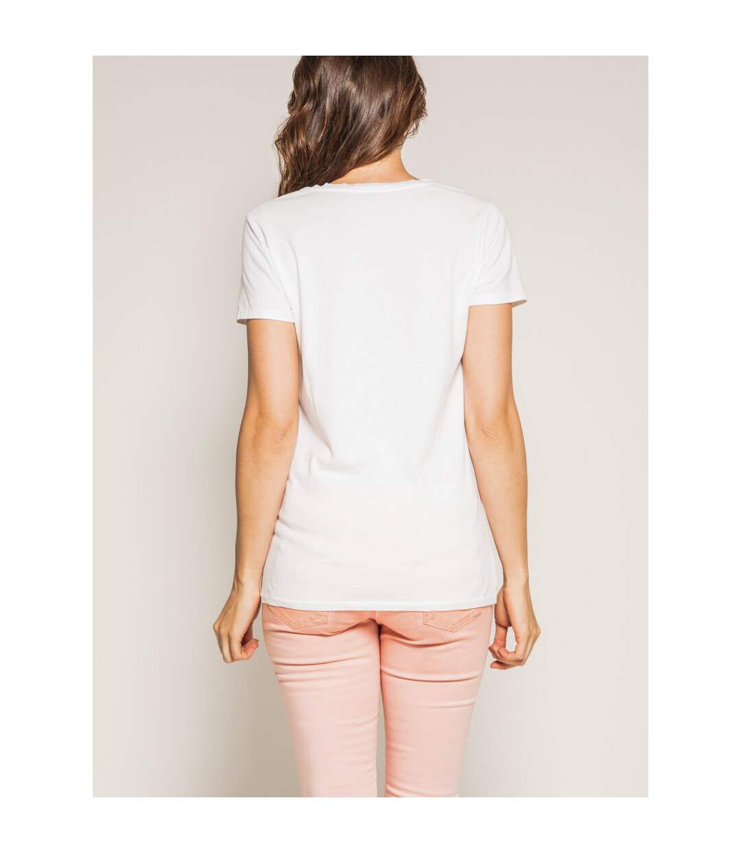 T-shirt col rond message FORTY - Dona X Lisa-3