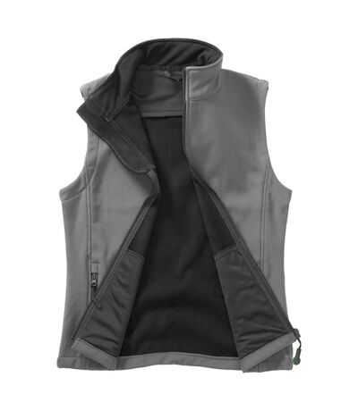 Veste Sans Manches Femme Gris Foncé Noir Result