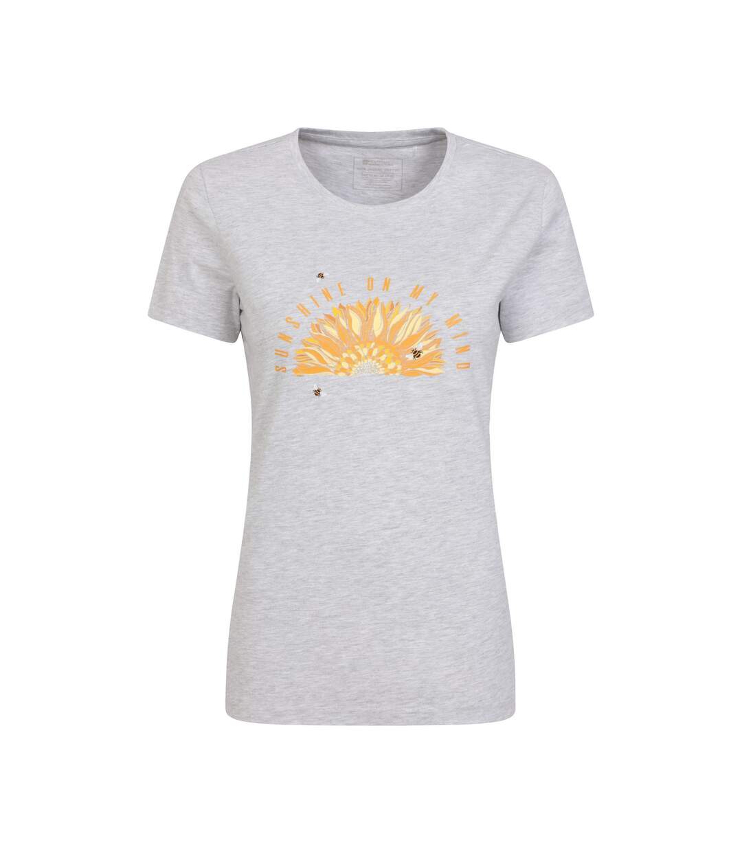 T-shirt sunshine femme gris clair Mountain Warehouse