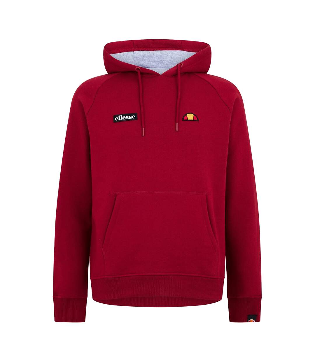 Sweat À Capuche Manches Raglan Homme Bordeaux Ellesse-1