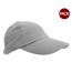 Lot de 2  casquettes unies adulte blanc Result