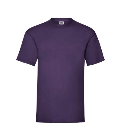 Mens Valueweight T-shirt Purple Fruit Of The Loom