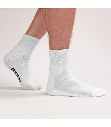 4 Pack Extra Wide Bamboo Diabetic Ankle Socks