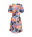 Mountain Warehouse Womens/Ladies Sahara Printed Wrap Midi Dress (Coral) - UTMW453