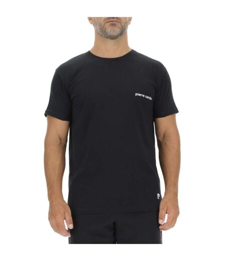 Lot de 3 T-shirts homme en coton uni col rond imprimé poitrine Pierre Cardin
