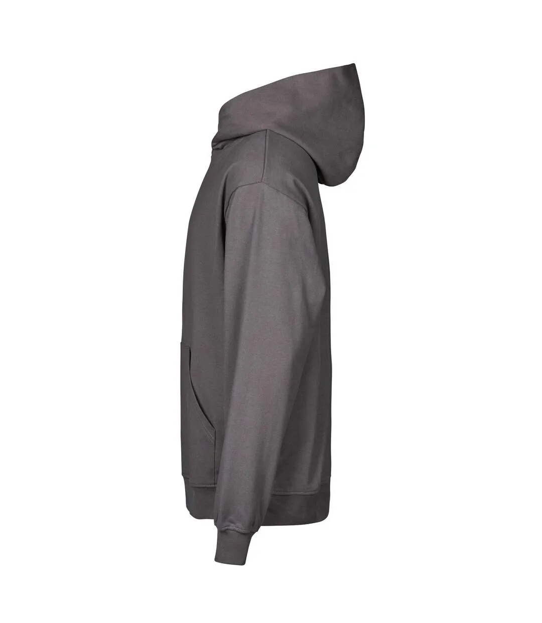 Mens Urban Heavy Loose Fit Hoodie Powder Grey Tee Jays-4